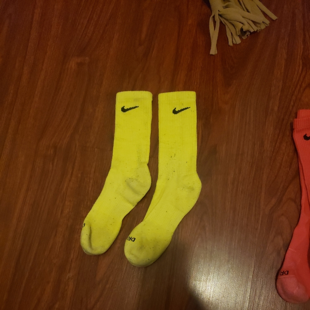 Nike Socks Yellow Tye Dye